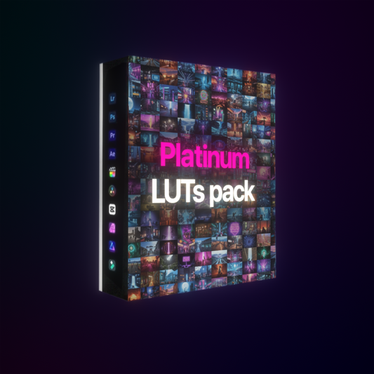 Platinum LUTs Pack ClashiVFX — Pack de LUTs de color cinematográficas para Premiere Pro y DaVinci Resolve